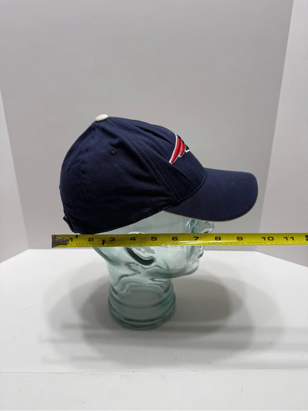 Reebok NFL Navy and White Vintage New England Patriots Tom Brady #12 Kids Hat